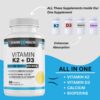 Etiqueta producto Staver Health vitamina k2 d3 60 cápsulas