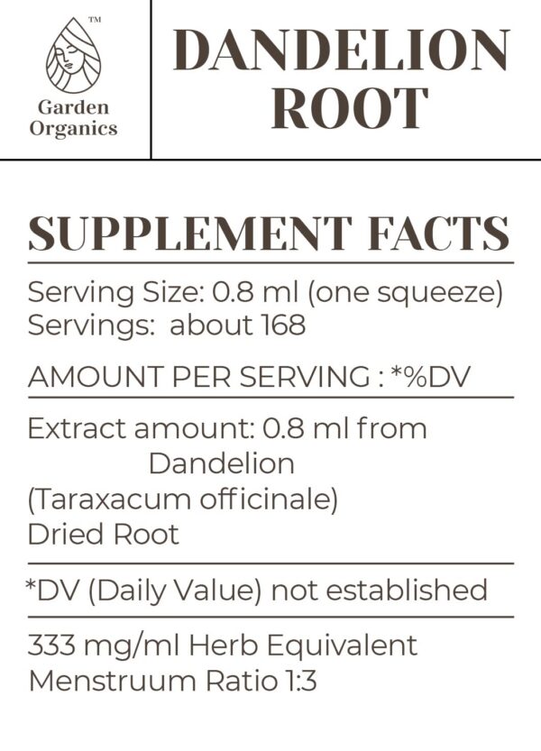 Version 1.0.0 Etiqueta producto tintura natural diente de león
