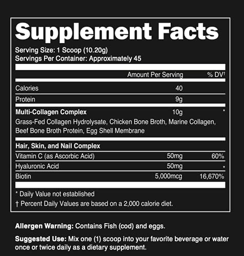 Version 1.0.0 Etiqueta con información de vitamina C y biotina
