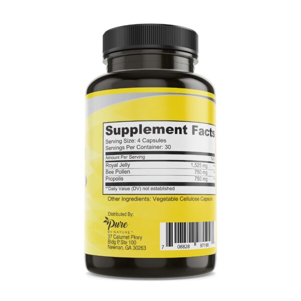 Etiqueta de Pure By Nature Polen