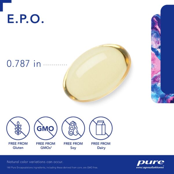 Version 1.0.0 Etiqueta Pure Encapsulations con ingredientes y beneficios