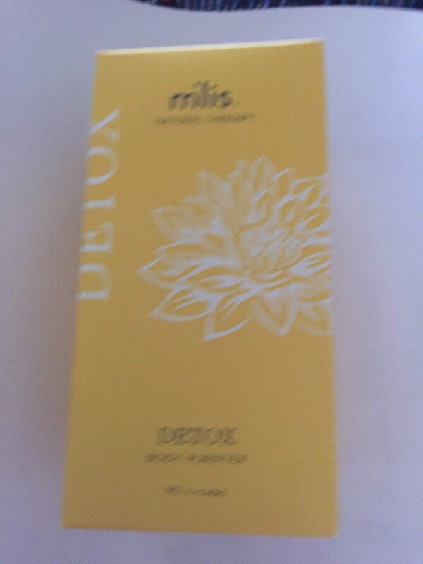 Etiqueta del purificador corporal M'lis Detox para salud