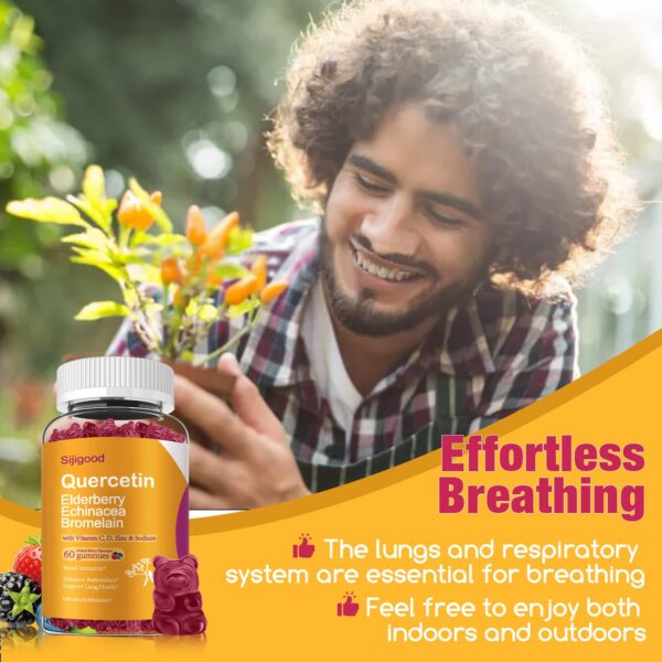 Version 1.0.0 Etiqueta de gomitas de quercetina