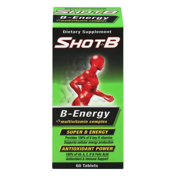 Etiqueta frontal Shot B Energy