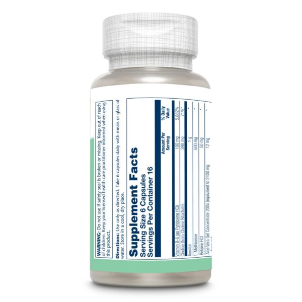 Version 1.0.0 Etiqueta del producto SOLARAY Lipotrópicas 1000 Plus 100 cápsulas