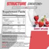 Etiqueta Berry Splash de STRUCTURE CREATINE+