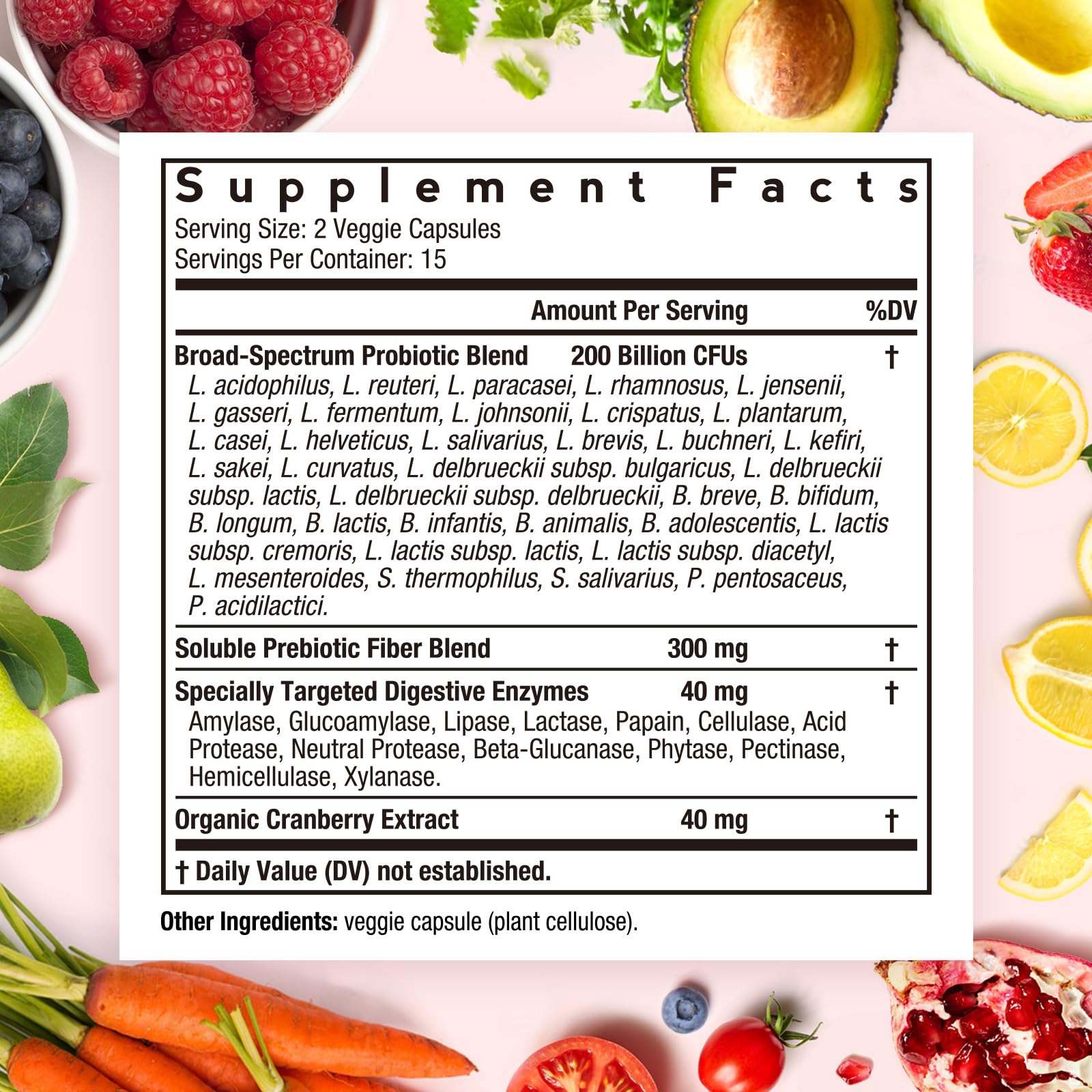 Doctor's Recipes Probiotics, 200 Billion CFU