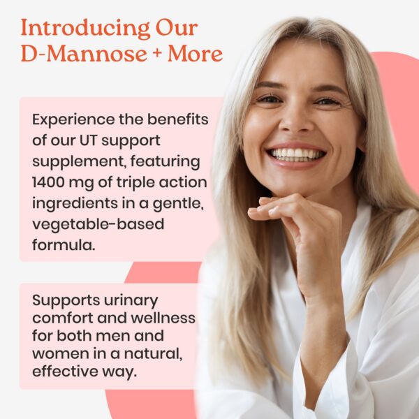 Etiqueta suplementaria D-Mannose NewLife Cápsulas 120