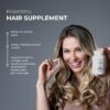 Etiqueta suplementaria Hairmax para salud capilar