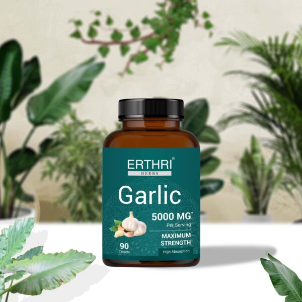 Etiqueta suplementaria de ajo sin olor ERTHRI