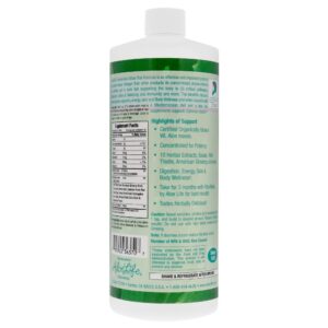 Version 1.0.0 Etiqueta suplemento Aloe Life detox plus aloe vera concentrado