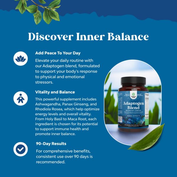 Etiqueta suplemento para ánimo Nature's Craft 60 cápsulas