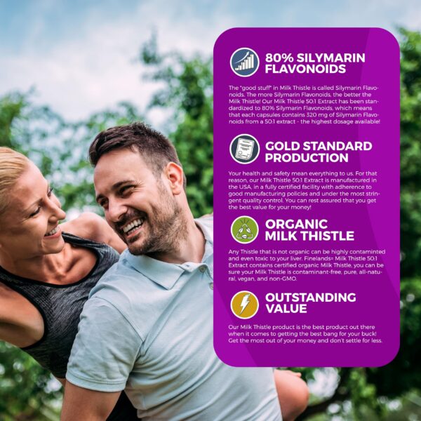 Etiqueta suplemento antioxidante cardo mariano FineLand