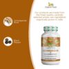 Etiqueta suplemento Natural Ashwagandha 1500mg Organic Veda