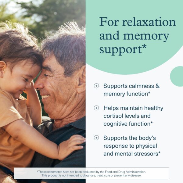 Etiqueta frontal suplemento Youtheory Ashwagandha GABA