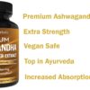 Etiqueta suplemento Ashwagandha NutraHerbals