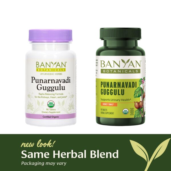 Etiqueta suplemento natural ayurvédico para riñones y articulaciones