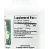 Etiqueta frontal de suplemento Bacopa pura 90 cápsulas x2 Supreme Nutrition