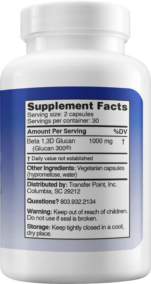 Version 1.0.0 Detalle etiqueta suplemento Beta Glucan Transfer Point