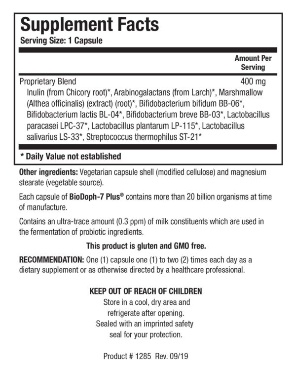 BioDoph-7 Plus con prebióticos