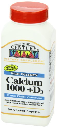 Etiqueta suplemento calcio 21st century ingredientes y beneficios