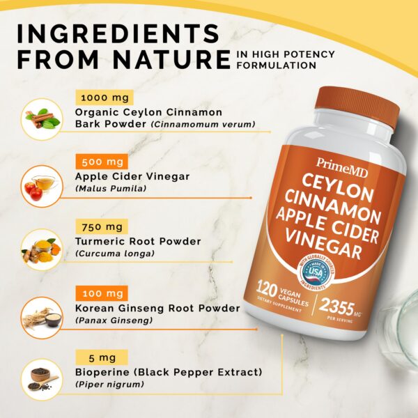 Version 1.0.0 Cápsulas PrimeMD vinagre de manzana y ginseng Panax