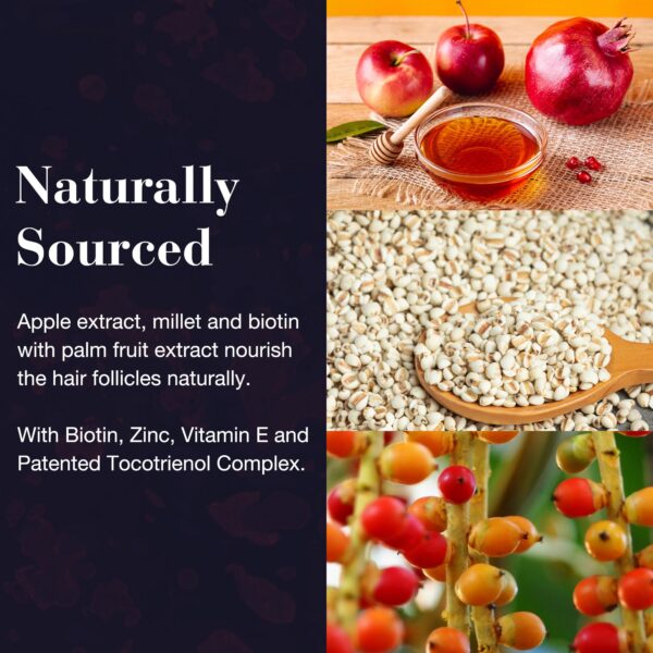 Etiqueta suplemento capilar natural NEW NORDIC Hair GRO