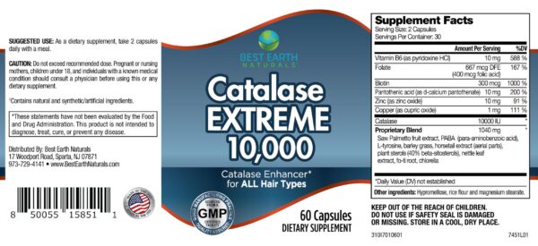 Cápsulas suplemento para cabello fuerte y saludable