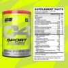 Etiqueta suplemento Cellucor C4 Sport Strength
