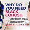 Presentación de cohosh negro líquido para menopausia