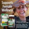 Etiqueta frontal suplemento Cohosh negro mujeres Nature's Answer