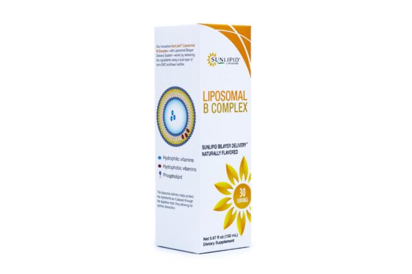 Version 1.0.0 Etiqueta suplemento complejo B liposomal SunLipid