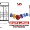 Etiqueta suplemento Complejo B VITA GLOBE frasco gominolas