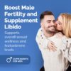 Etiqueta suplemento Conceive Plus fertilidad masculina para hombres