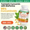 Etiqueta suplemento cúrcuma curcumina alta potencia Nature's Branch