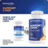Etiqueta suplemento detoxificación BioMatrix Support Liver