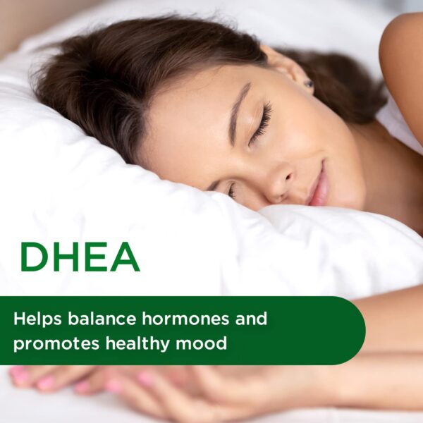 Etiqueta de suplemento DHEA Emerald Labs detallada