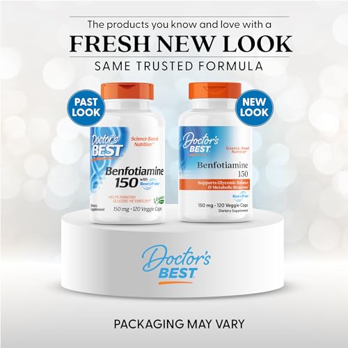 Etiqueta suplemento Doctor's BEST Benfotiamina