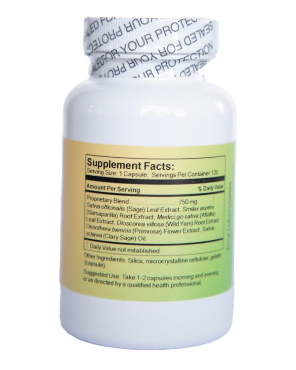 Version 1.0.0 Etiqueta suplemento Fem-Ease Time Laboratories 120 cápsulas