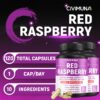 Etiqueta del suplemento de frambuesa roja CIVIMUNA