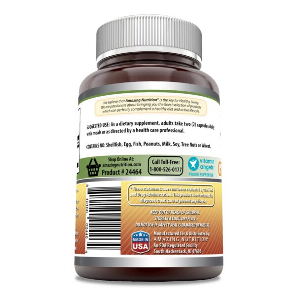 Etiqueta suplemento ginseng coreano Amazing Formulas