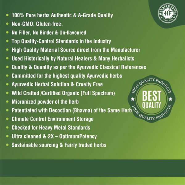 Version 1.0.0 Etiqueta producto Herbsforever polvo Bhumiamalaki 230g