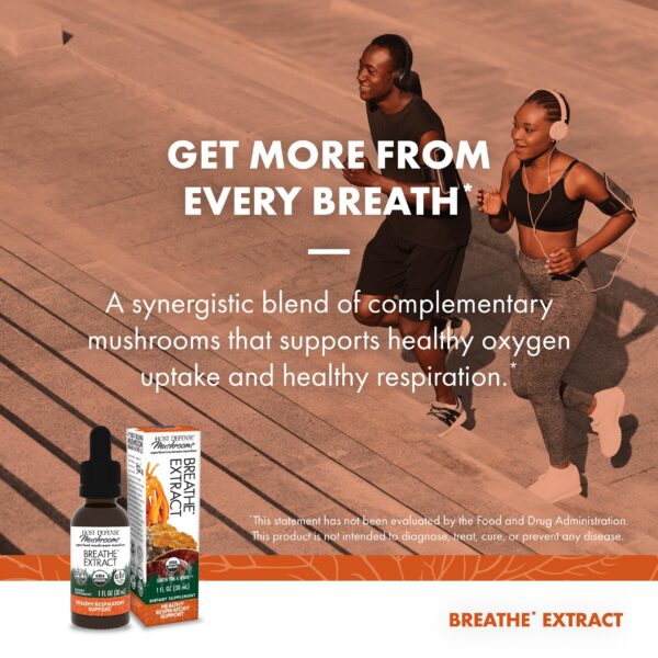 Etiqueta suplemento Host Defense Breathe apoyo respiratorio