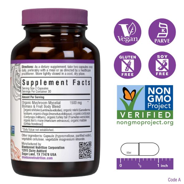 Version 1.0.0 Etiqueta suplemento inmunidad BlueBonnet Myco-7