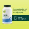 Etiqueta suplemento L-Metilfolato vitamina B9 activa