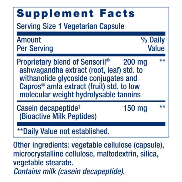 Etiqueta suplemento Life Extension sueño mejorado sin melatonina