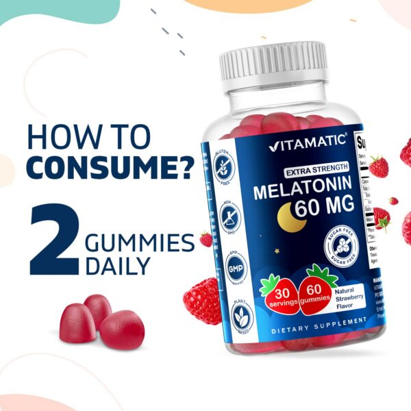 Etiqueta suplemento melatonina Vitamatic