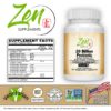Version 1.0.0 Etiqueta del suplemento Multi-Probiótico Zen Supplements 9 cepas