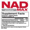 Version 1.0.0 Etiqueta suplemento NAD MAX Metabolic Nutrition