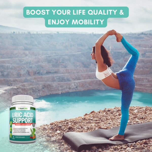 Etiqueta suplemento natural Uric Acid Flush NutriONN